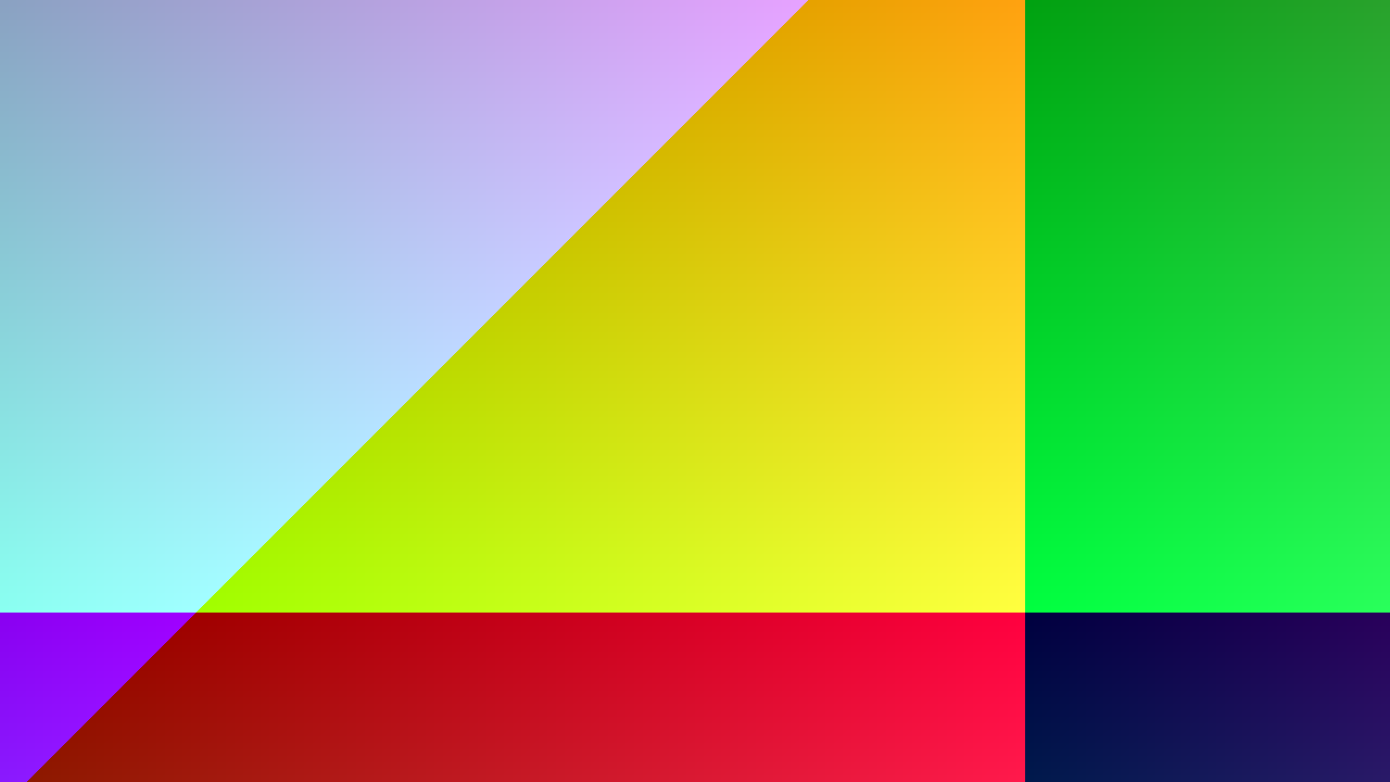 Generated 1280 by 720 test image 2,454